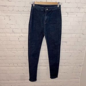 Topshop Petite Dark Wash Jeggings Size Medium/8